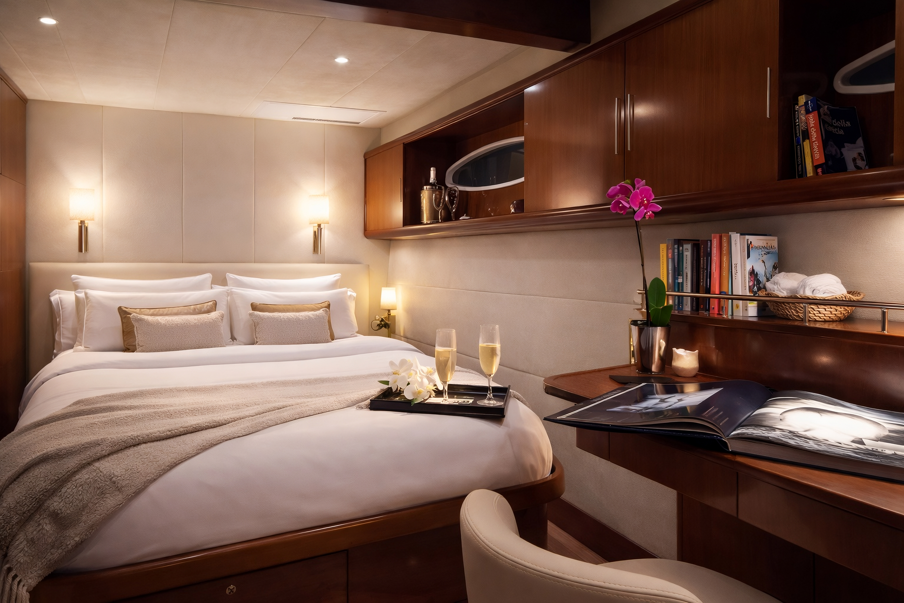 Cabina di lusso a bordo yacht Palermo